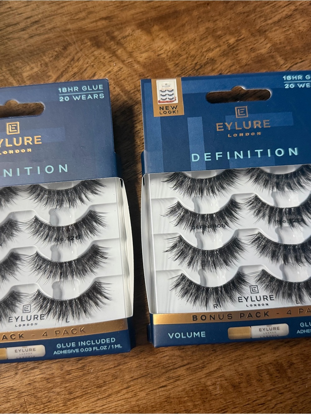 Eylure Definition Volume False Eyelashes - Black (4 Pack)
